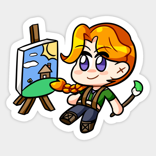 Chibi Leah Sticker by Keychain